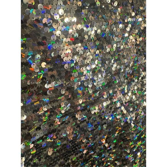 PINK Victoria's Secret  rainbow bling sequin fashion show Zip Hoodie nwt sz M - Picture 10 of 10